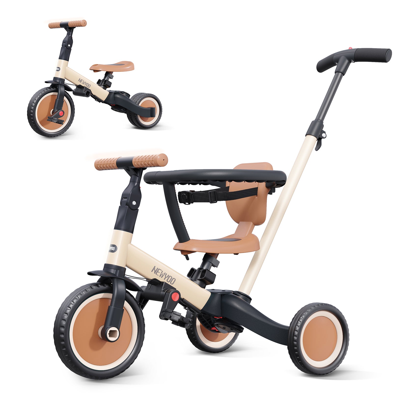 newyoo Tricycle, TR008, Khaki,