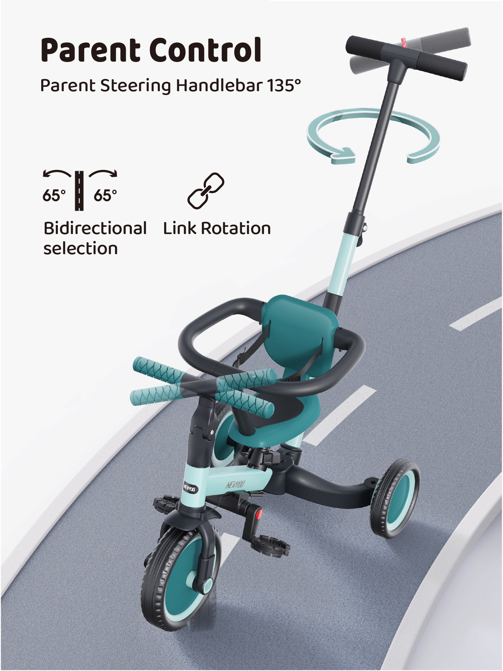 newyoo Tricycle, TR008, Green