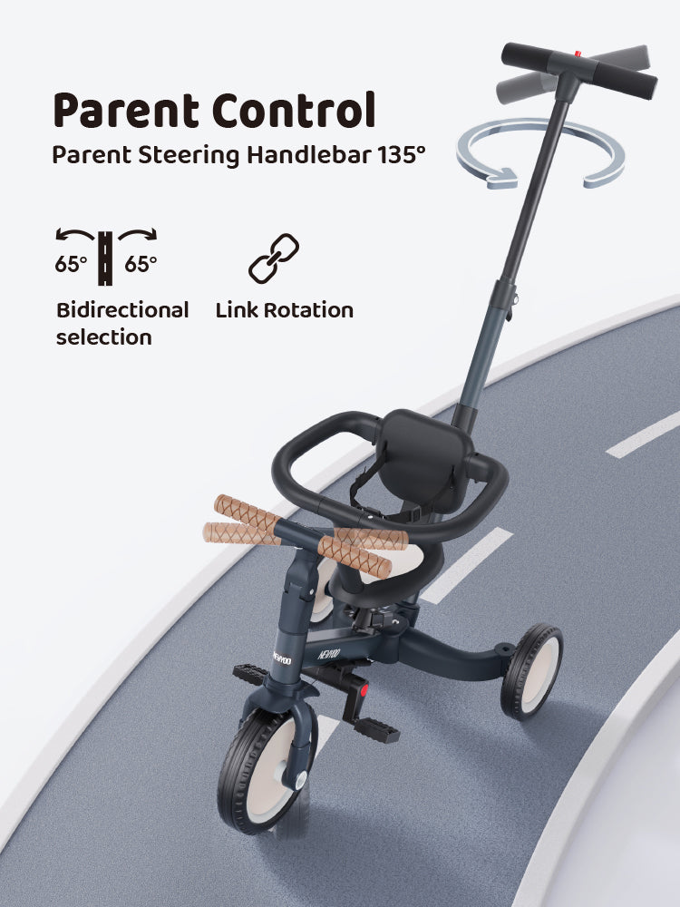 newyoo Tricycle, TR008, Dark Grey