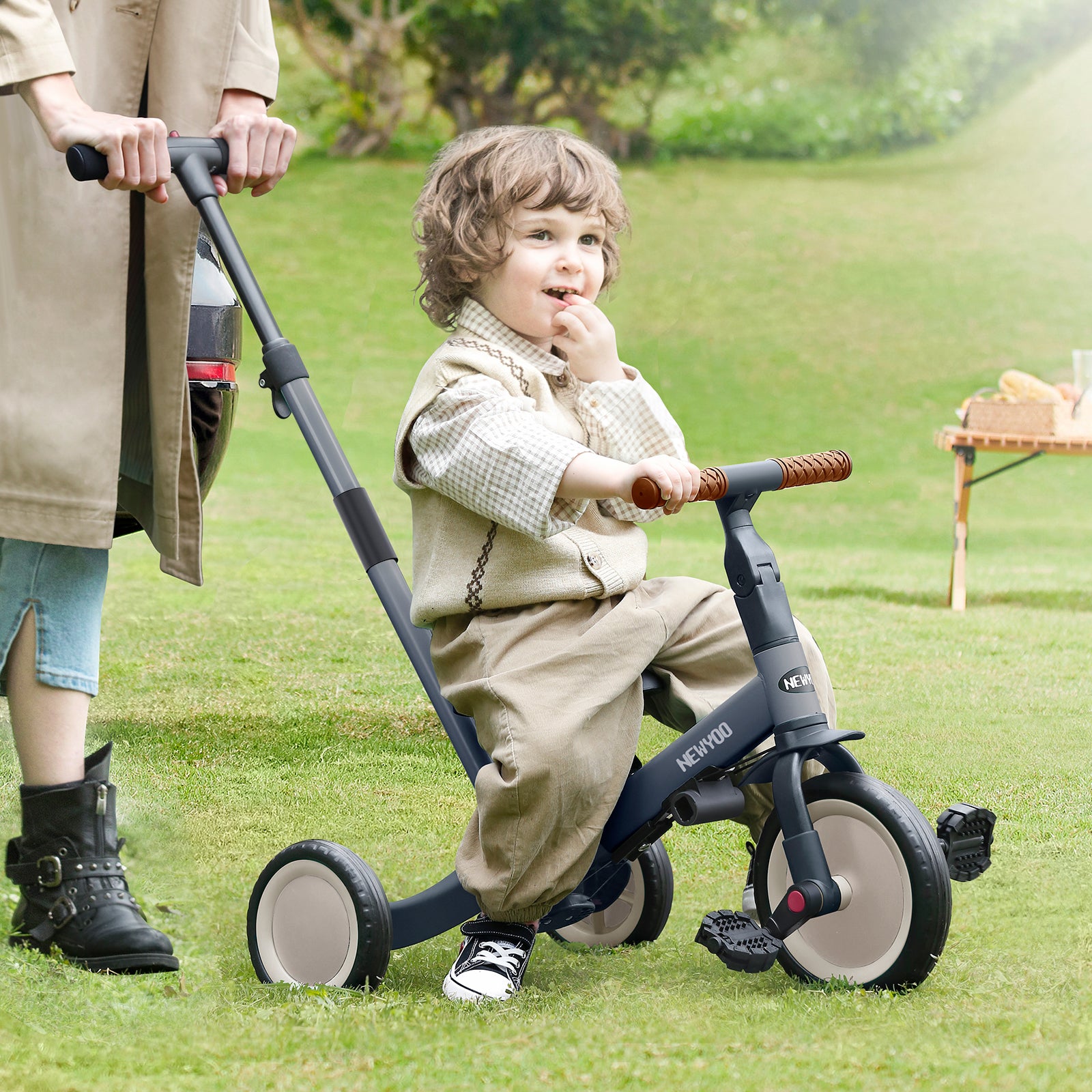 newyoo Tricycle, TR007, Dark Grey