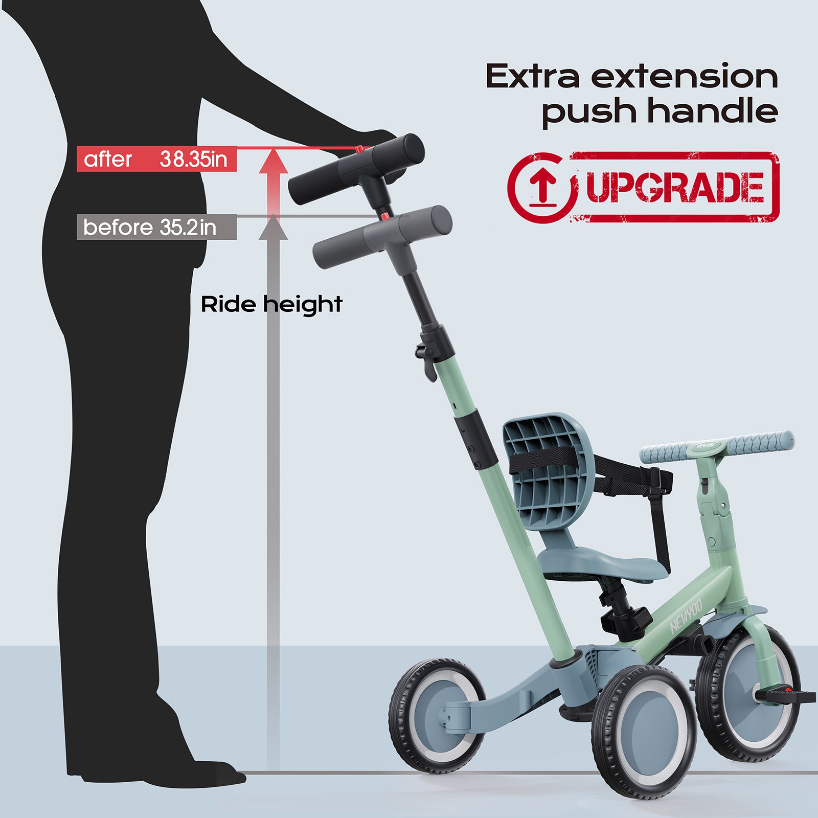 newyoo Tricycle, TR007, Green
