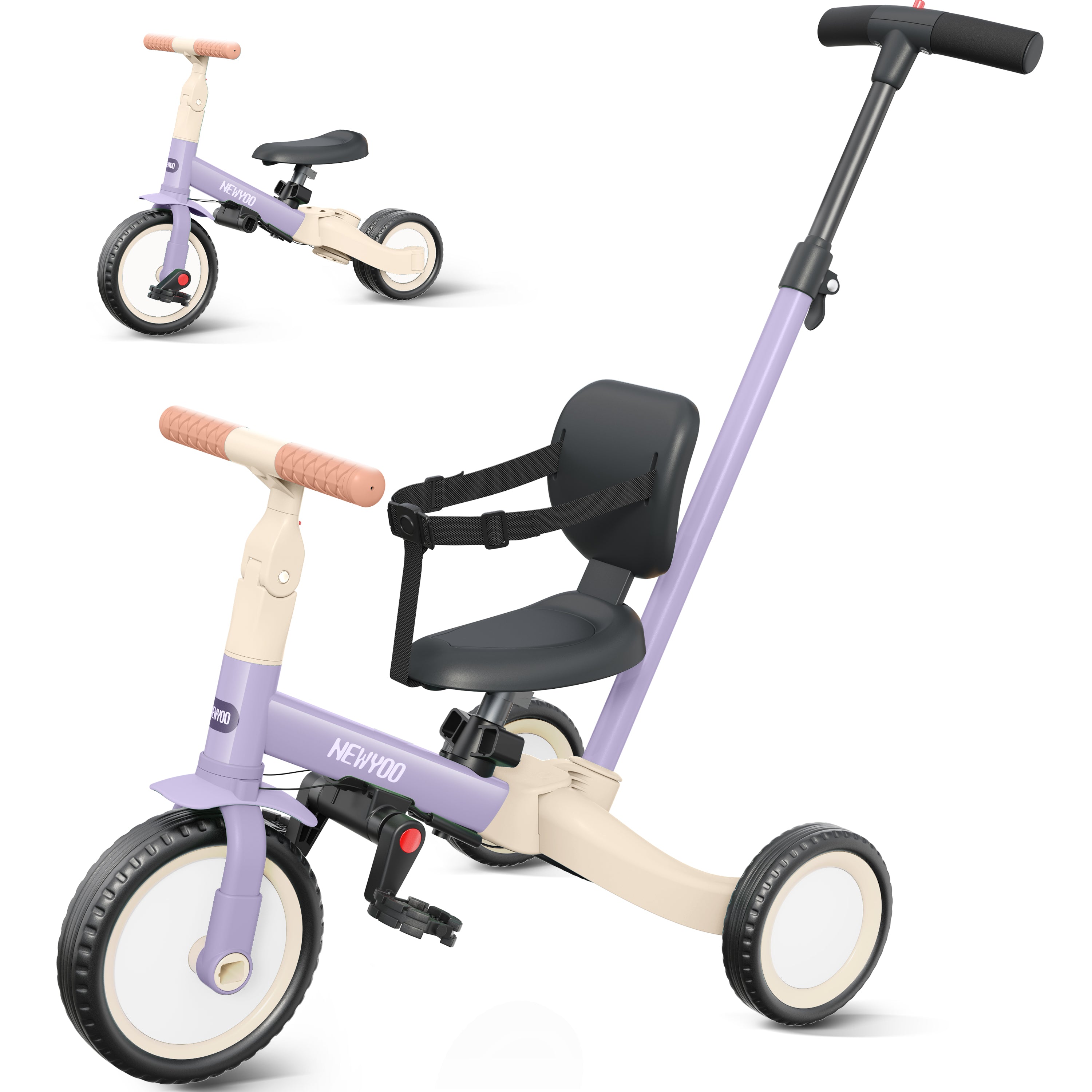 newyoo Tricycle, TR007, Purple