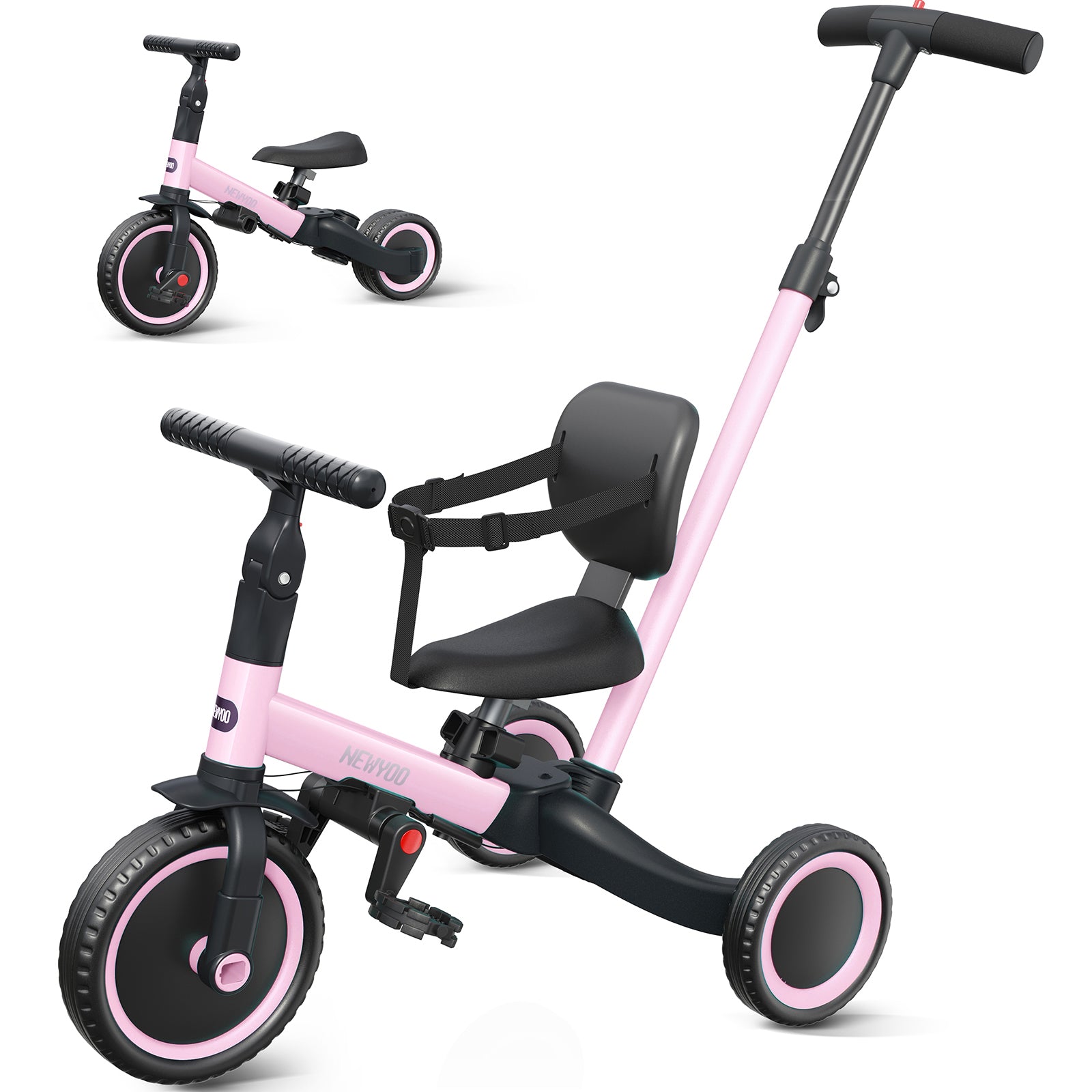 newyoo Tricycle, Pink, TR007