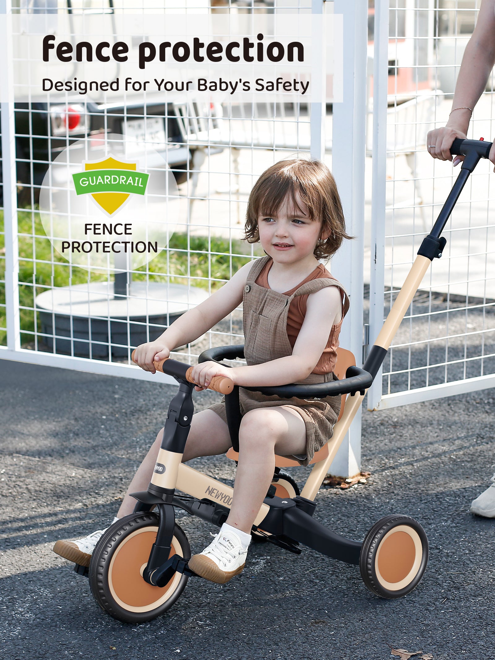 newyoo Tricycle, TR008, Khaki,