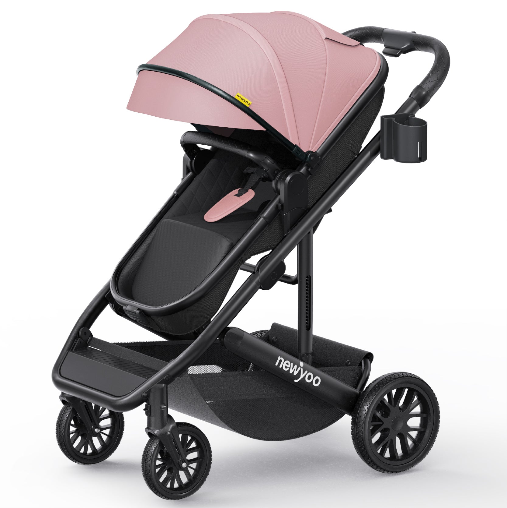 newyoo Baby Bassinet Stroller, Nestro 516M, Pink