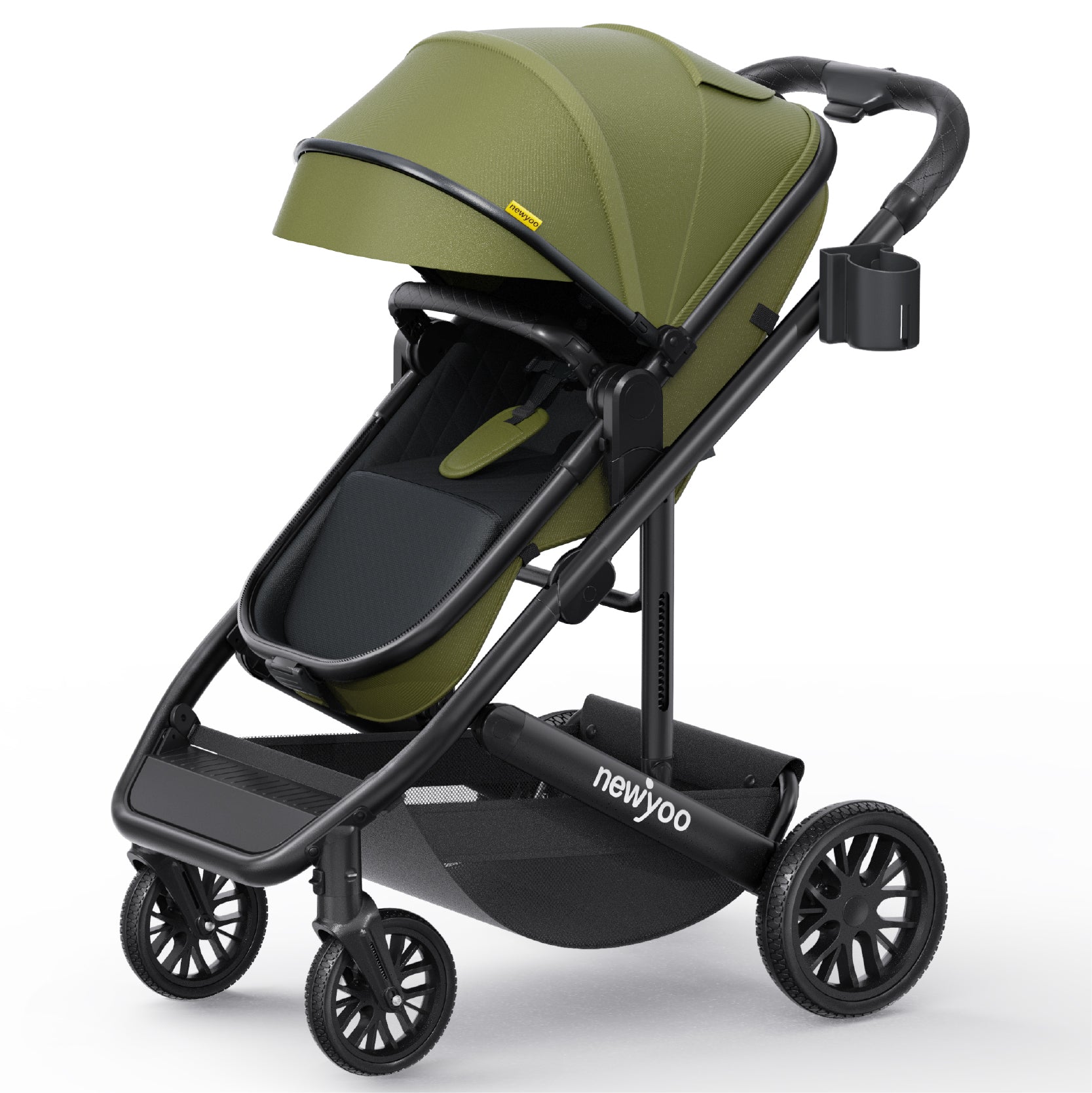 newyoo Baby Bassinet Stroller, Nestro 516M, Green
