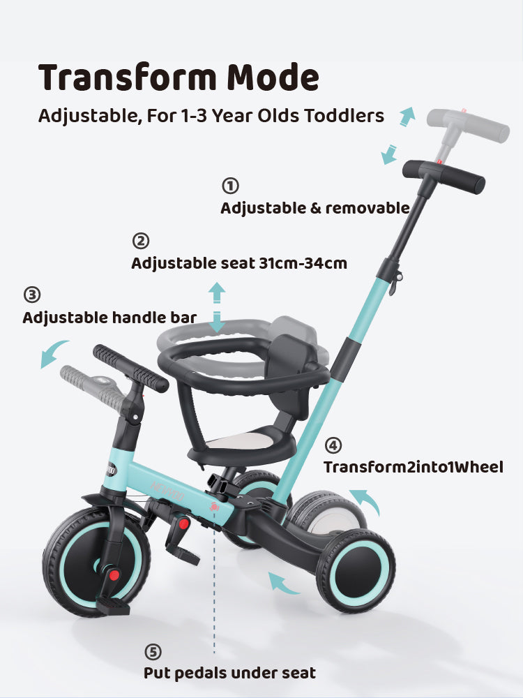 newyoo Tricycle, TR008, Blue
