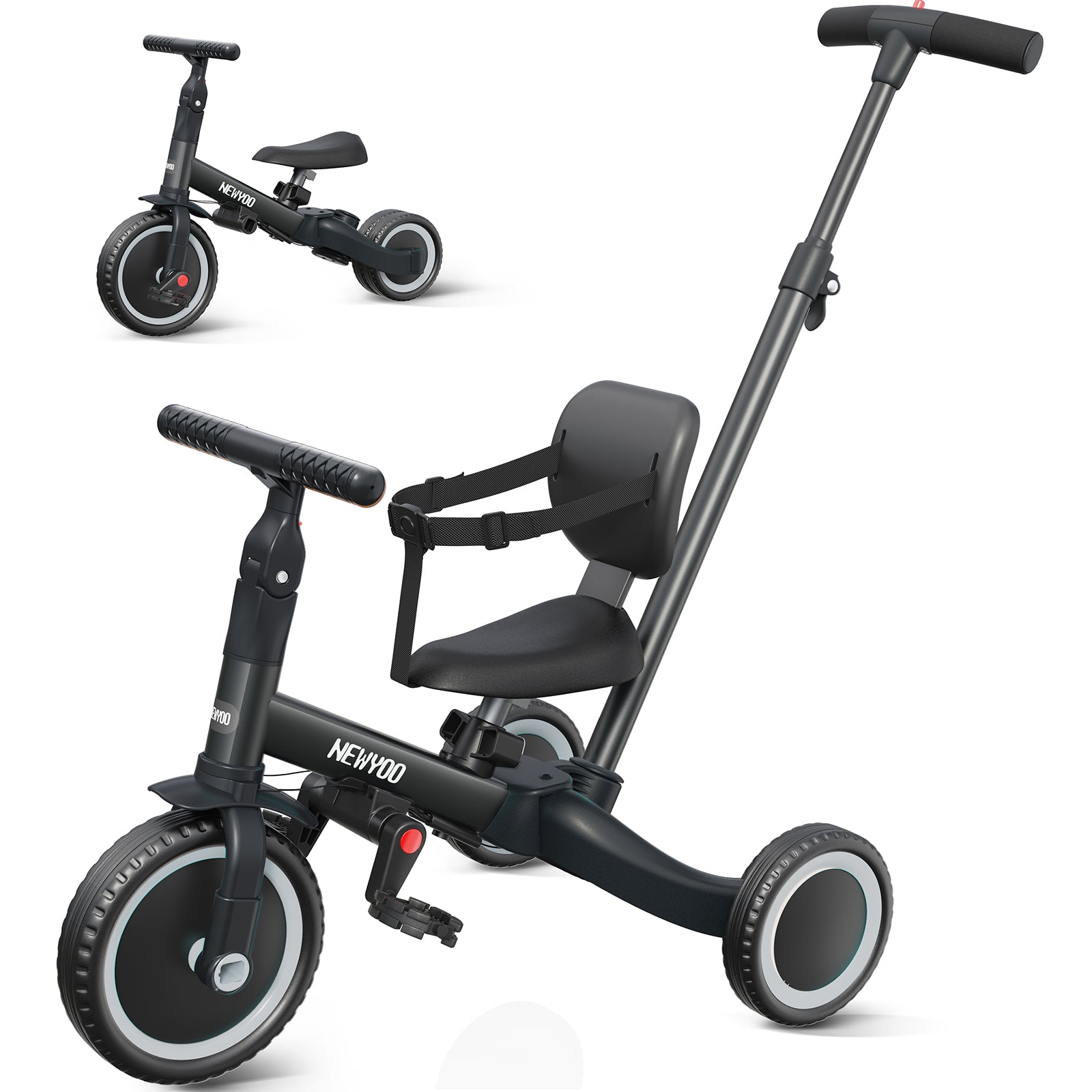 newyoo Tricycle, TR007, Black